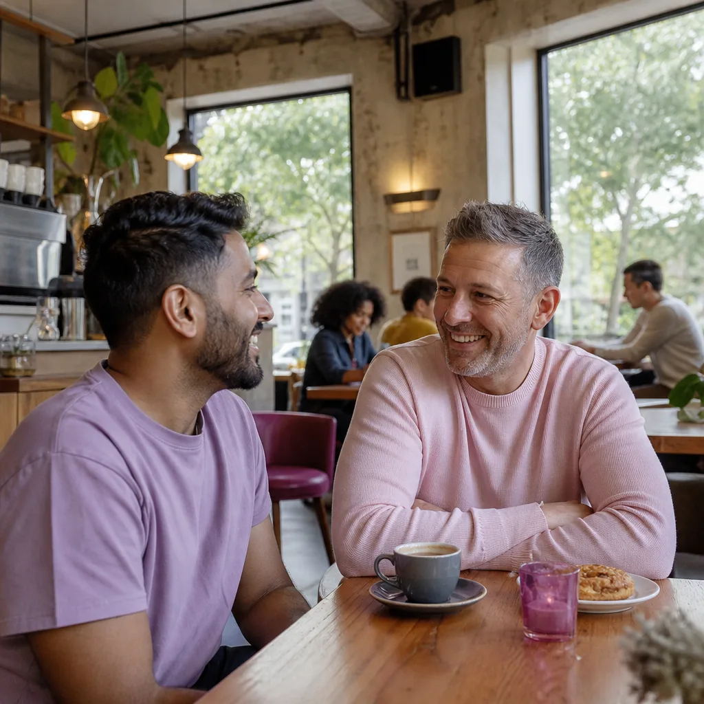 People socialising near Birmingham Gay Village on Hurst Street
